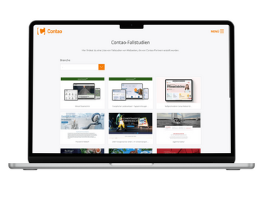 Contao CMS Fallbeispiele auf Contao.org