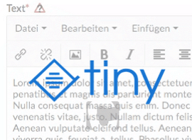 tiny MCE in Contao konfigurieren