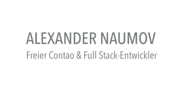 Alexander Naumov - freier Contao Entwickler