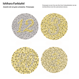 Ishihara Farbtafel - Protanopie
