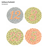 Ishihara Farbtafel - Normalansicht