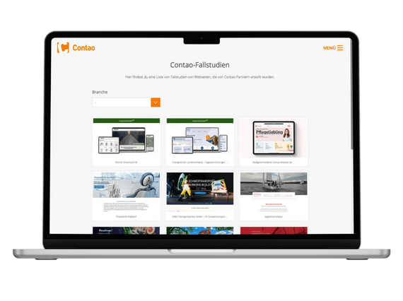 Contao CMS Fallbeispiele auf Contao.org