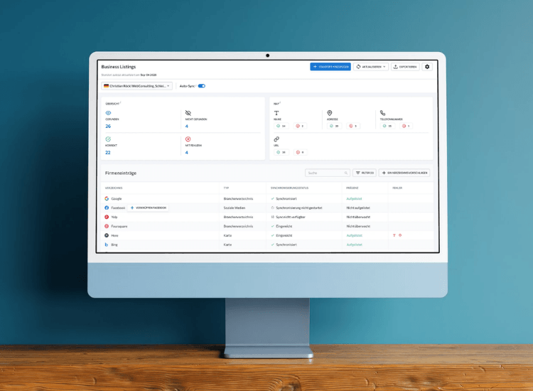 SE-Ranking Listingmanagement