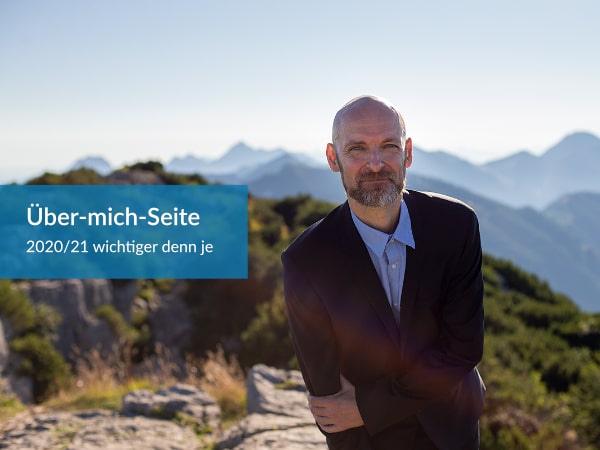Über-mich-Seite warum so wichtig?